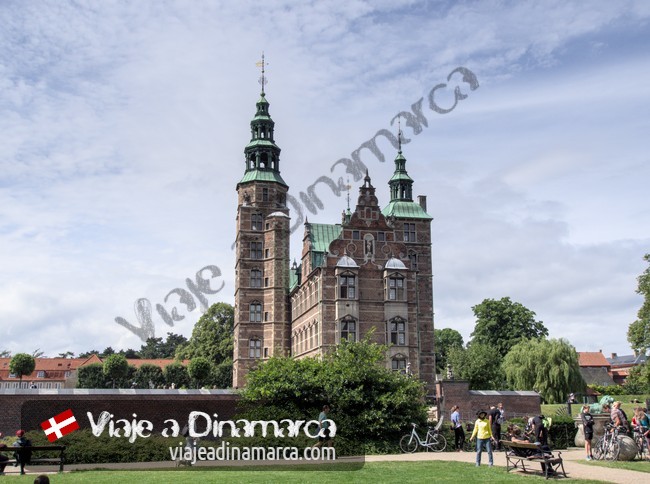 Castillo de Rosenborg y Kongens Have en Copenhague